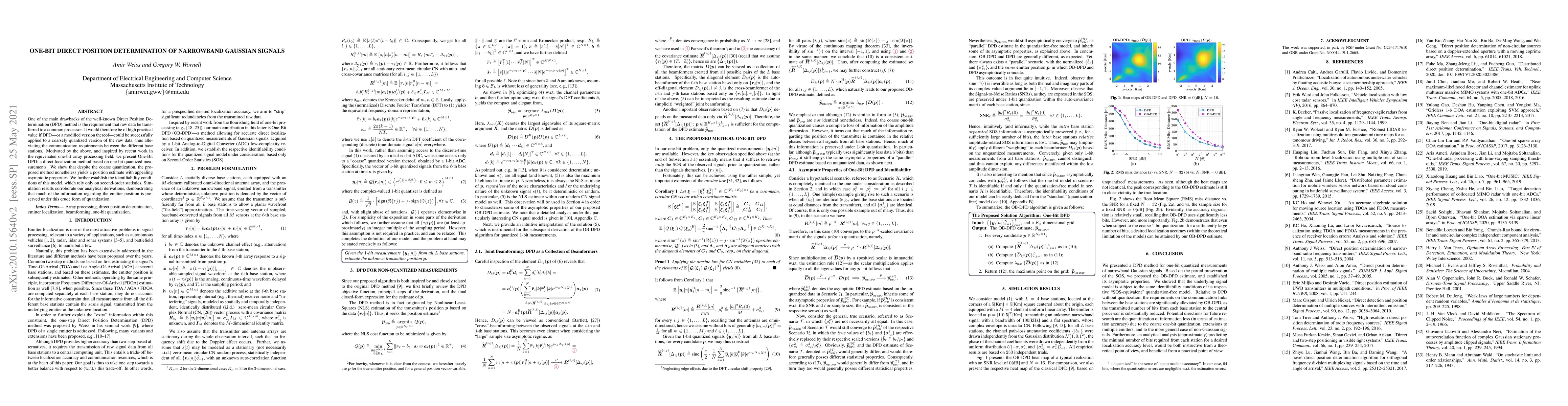 Thumbnail for One-Bit Direct Position Determination of Narrowband Gaussian Signals