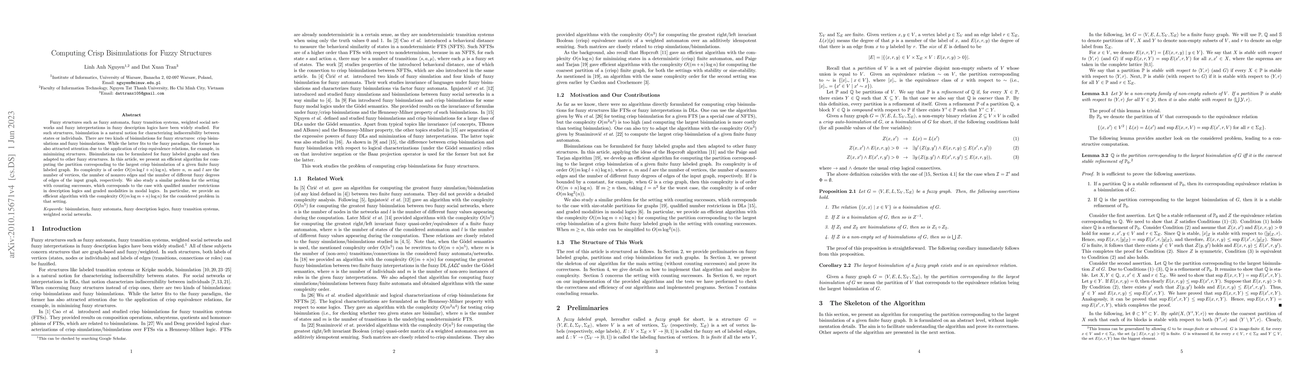 Thumbnail for Computing Crisp Bisimulations for Fuzzy Structures