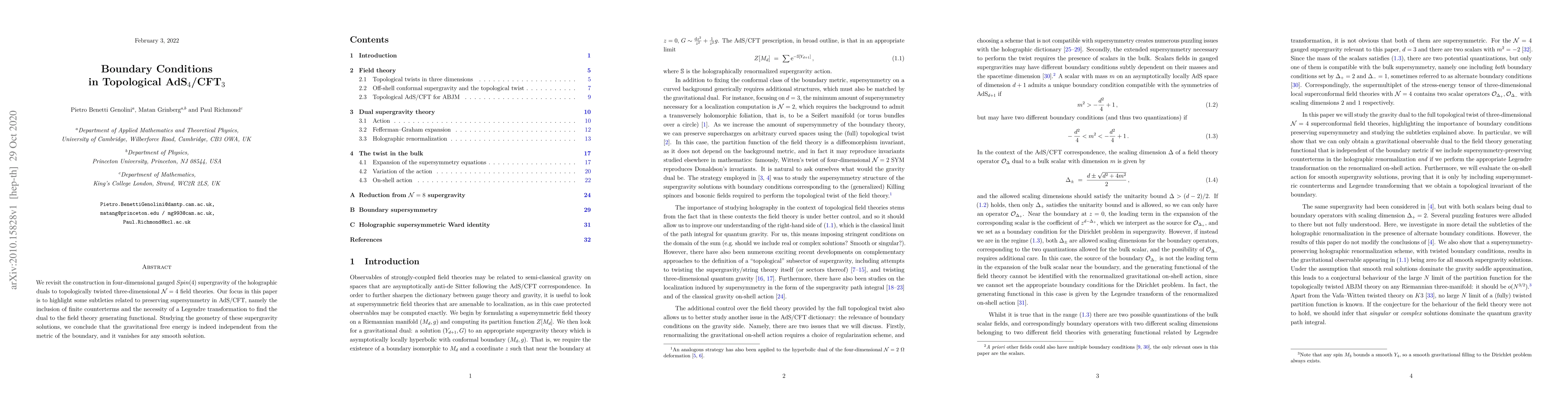 Thumbnail for Boundary Conditions in Topological AdS$_4$/CFT$_3$