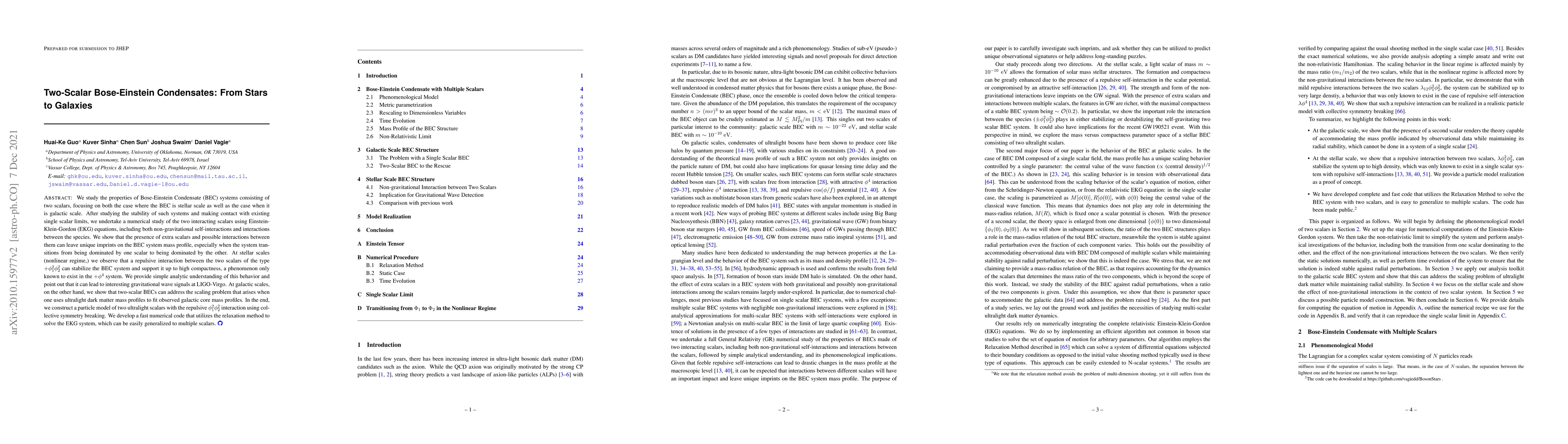 Thumbnail for Two-Scalar Bose-Einstein Condensates: From Stars to Galaxies