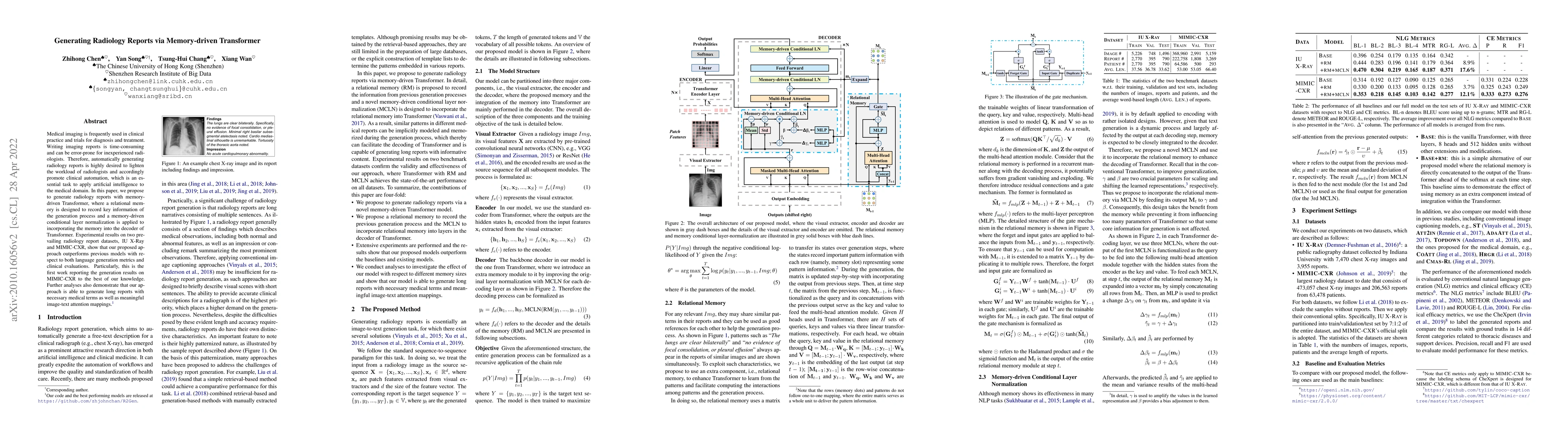Thumbnail for Generating Radiology Reports via Memory-driven Transformer