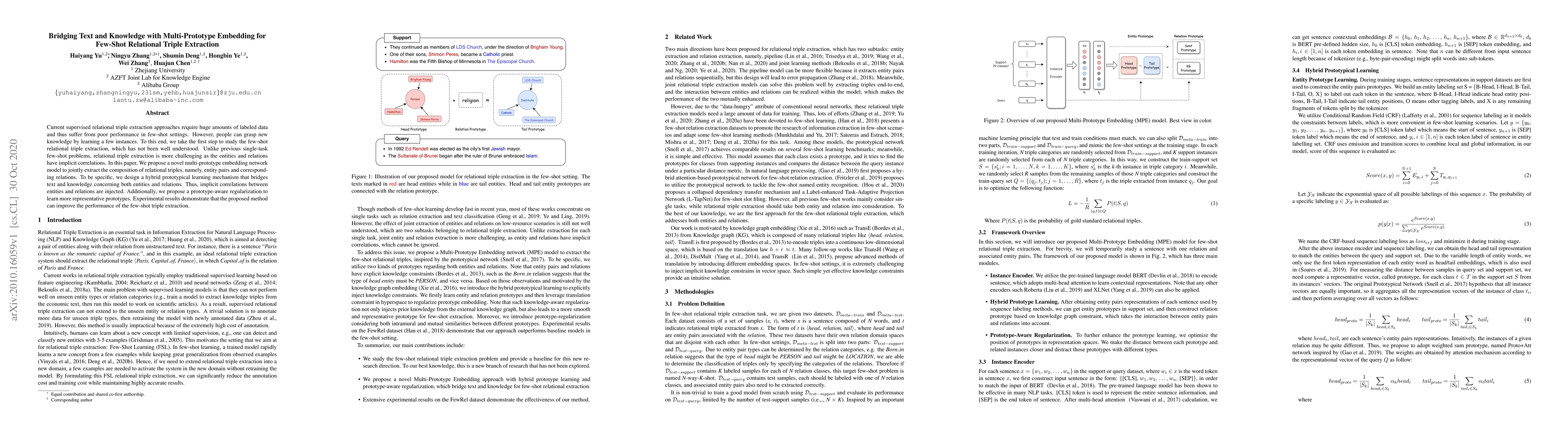 Thumbnail for Bridging Text and Knowledge with Multi-Prototype Embedding for Few-Shot
  Relational Triple Extraction