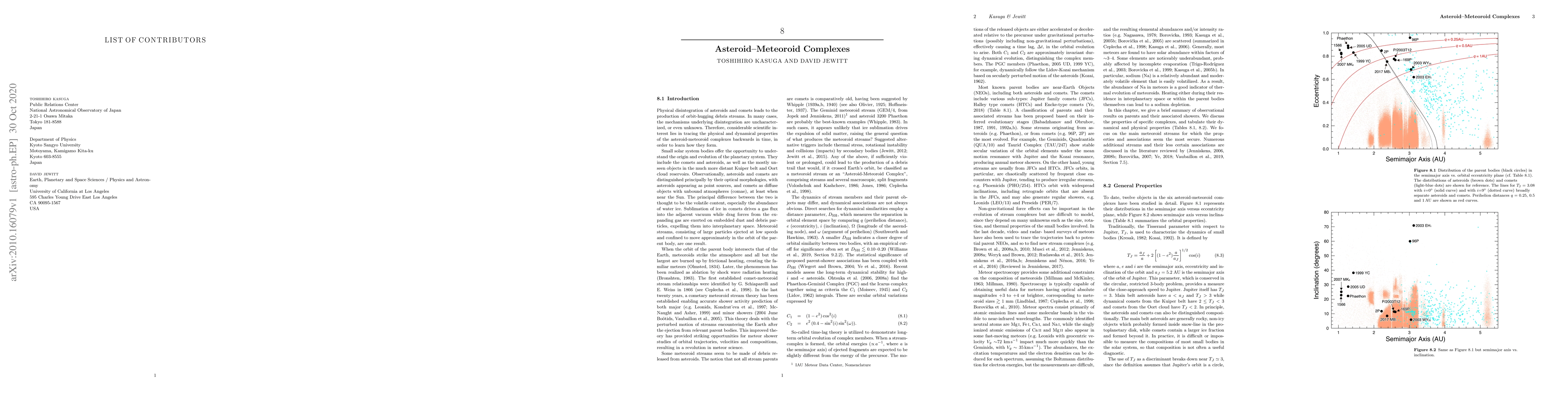 Thumbnail for Asteroid-Meteoroid Complexes