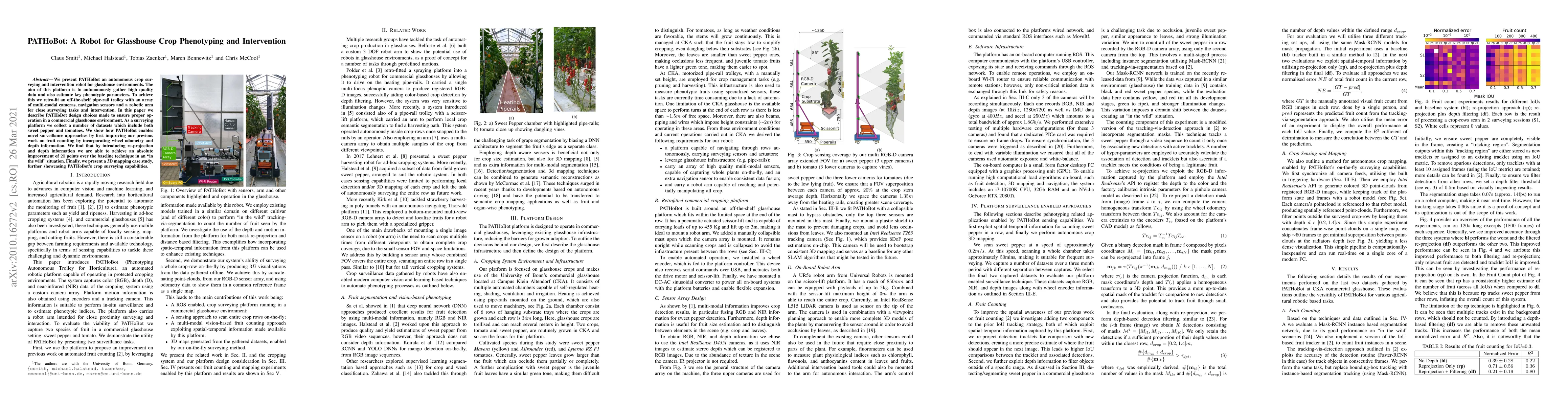 Thumbnail for PATHoBot: A Robot for Glasshouse Crop Phenotyping and Intervention