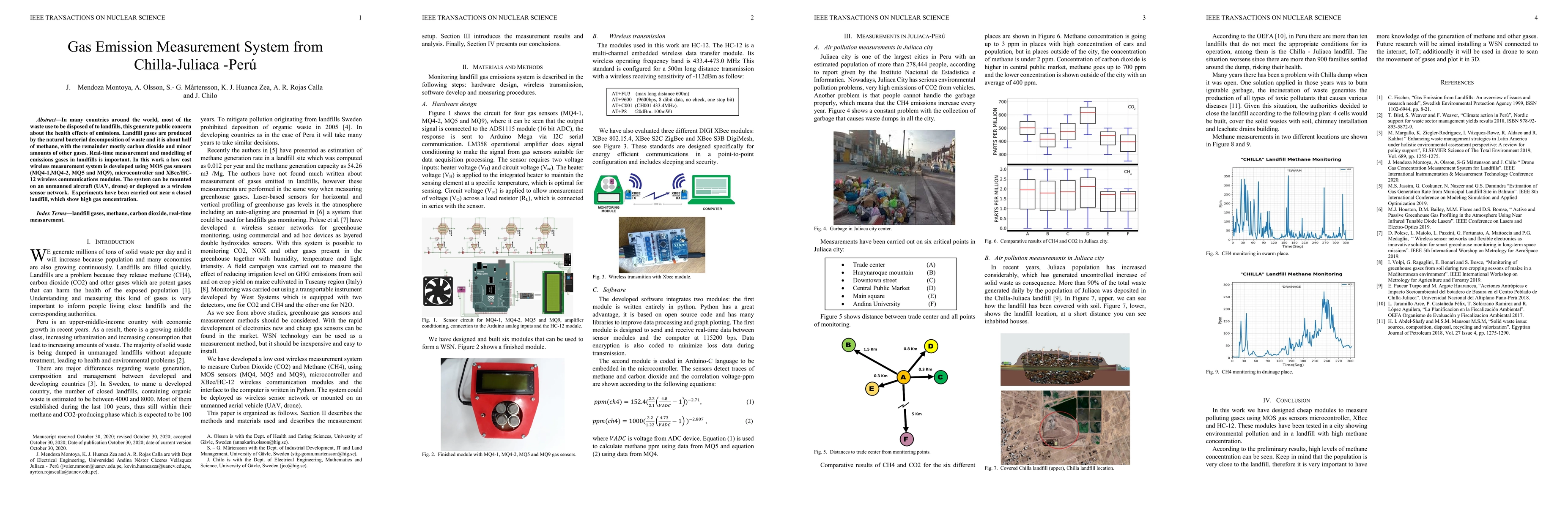 Thumbnail for Gas Emission Measurement System from Chilla-Juliaca -Peru