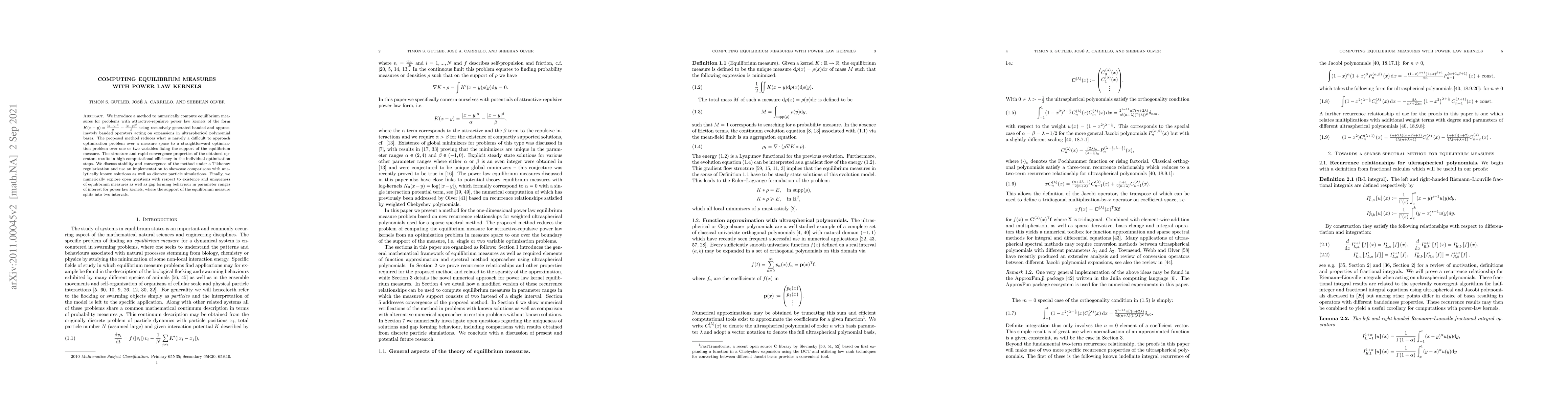 Thumbnail for Computing Equilibrium Measures with Power Law Kernels