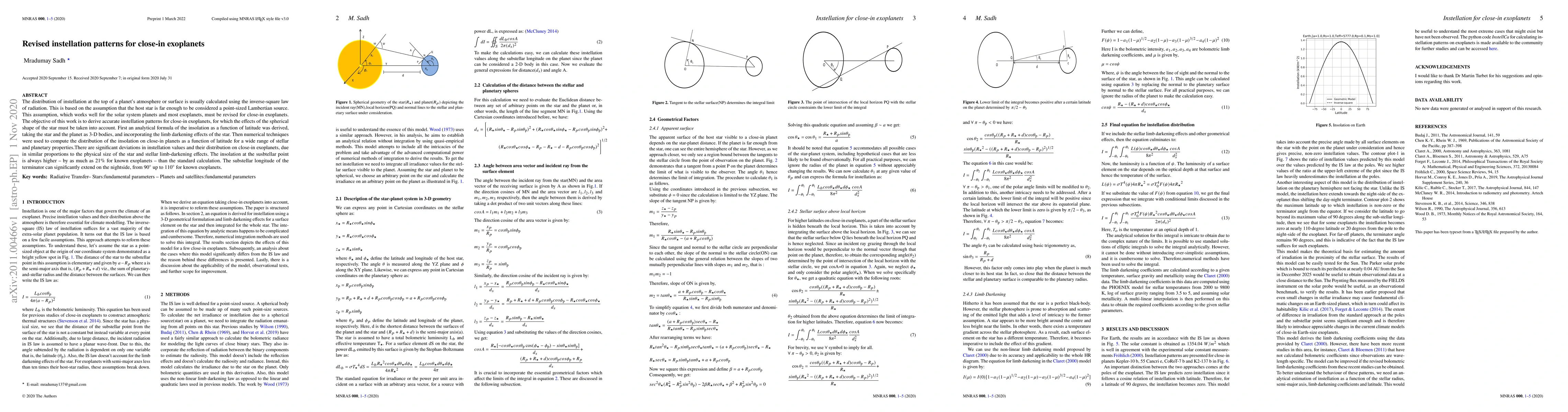 Thumbnail for Revised instellation patterns for close-in exoplanets