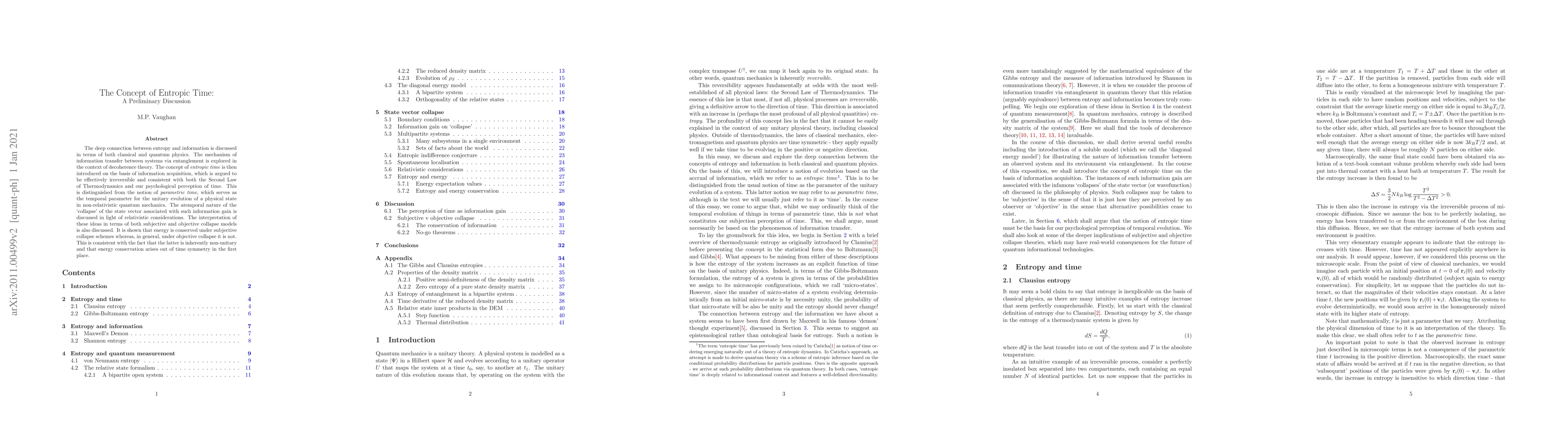 Thumbnail for The Concept of Entropic Time: A Preliminary Discussion