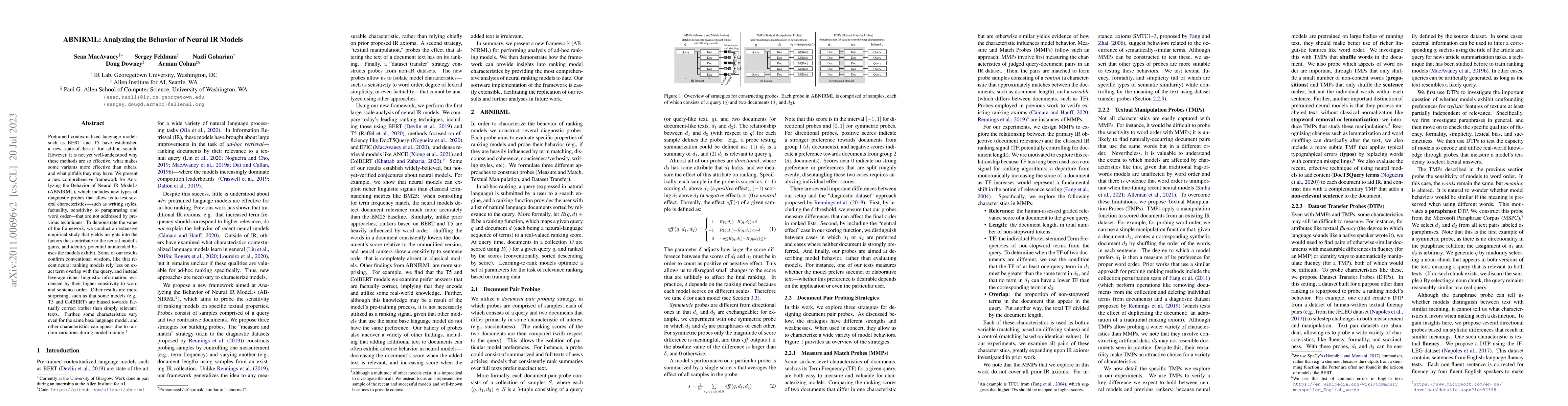 Thumbnail for ABNIRML: Analyzing the Behavior of Neural IR Models