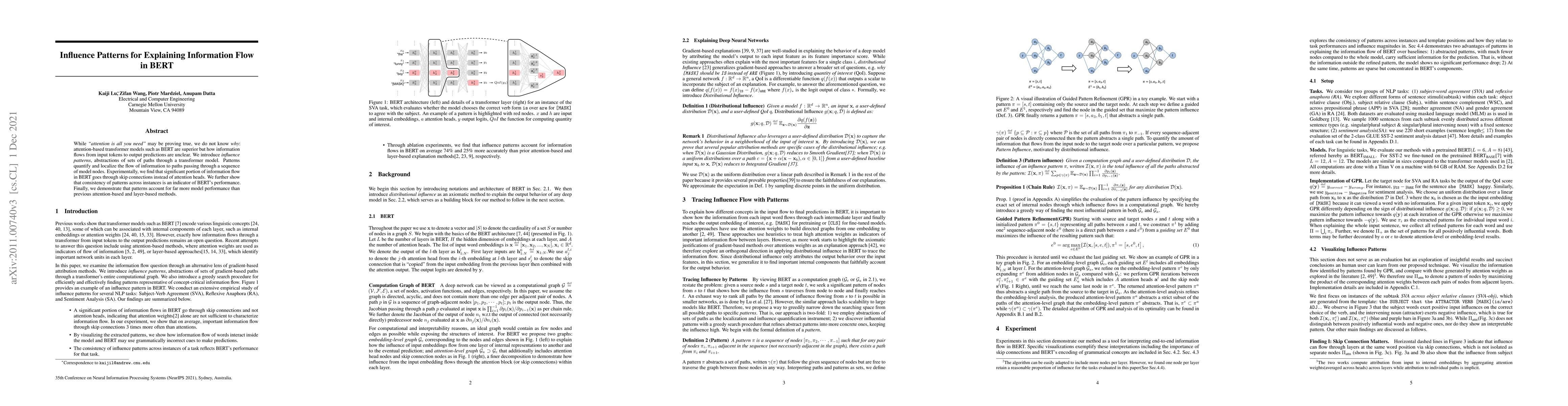 Thumbnail for Influence Patterns for Explaining Information Flow in BERT