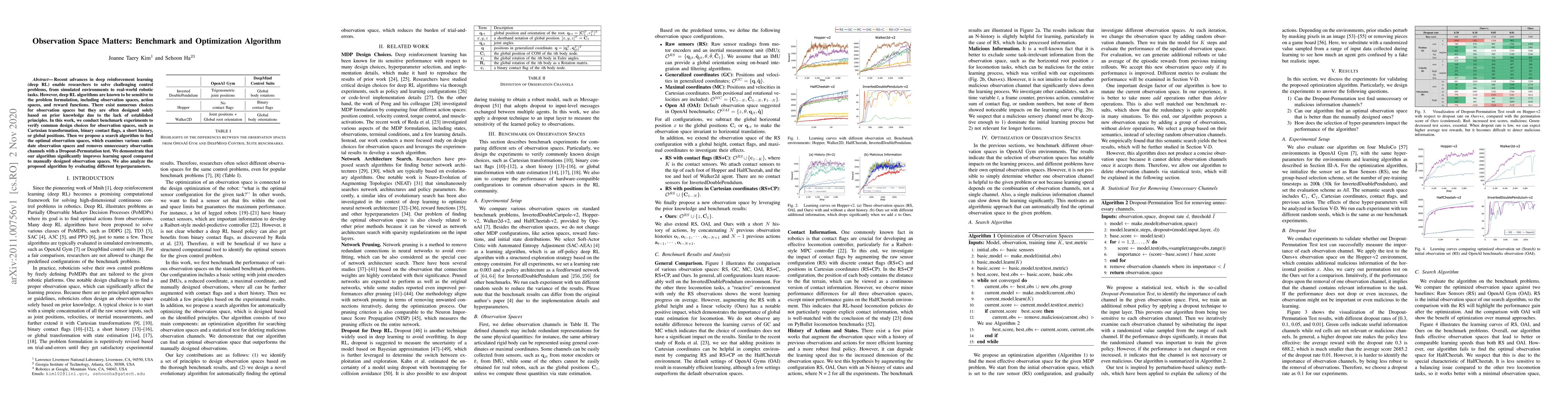 Thumbnail for Observation Space Matters: Benchmark and Optimization Algorithm