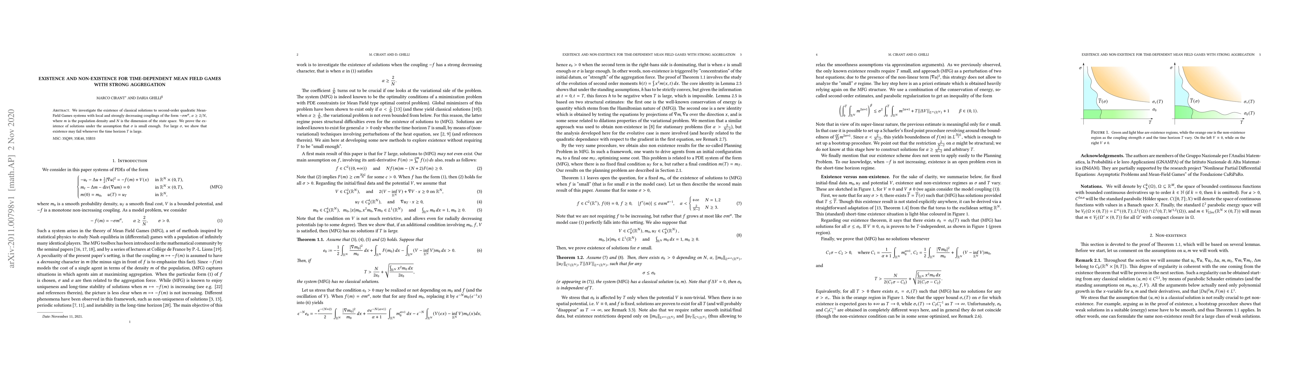 Thumbnail for Existence and non-existence for time-dependent mean field games with
  strong aggregation