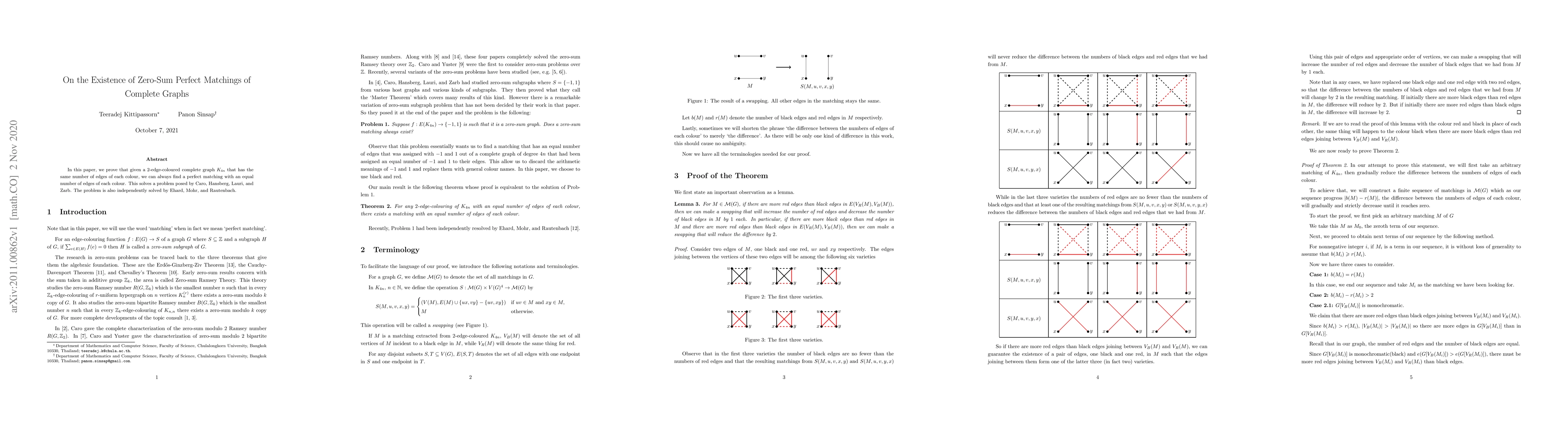 Thumbnail for On the Existence of Zero-Sum Perfect Matchings of Complete Graphs