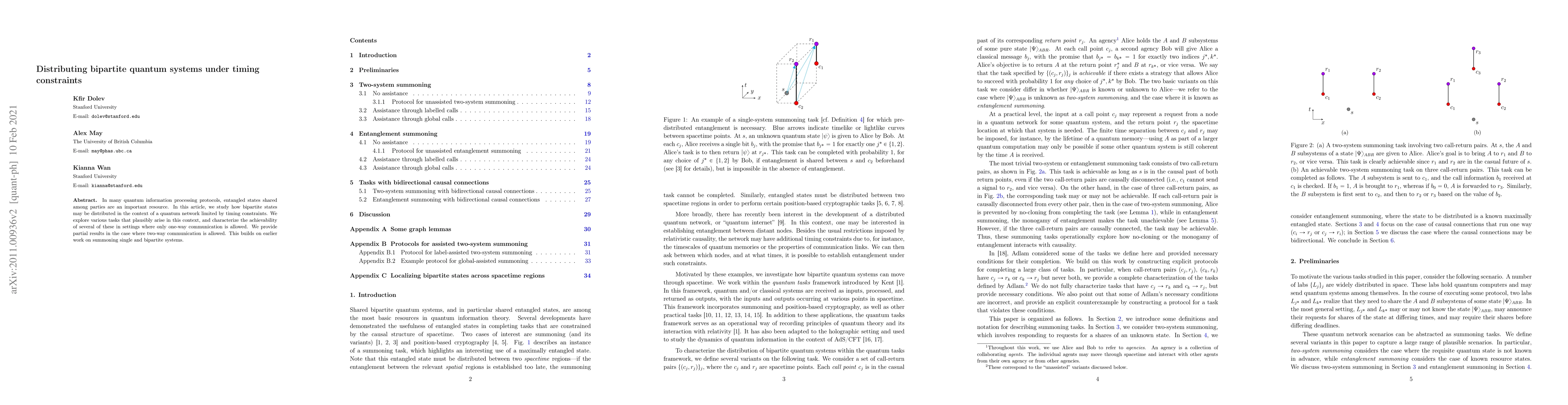 Thumbnail for Distributing bipartite quantum systems under timing constraints