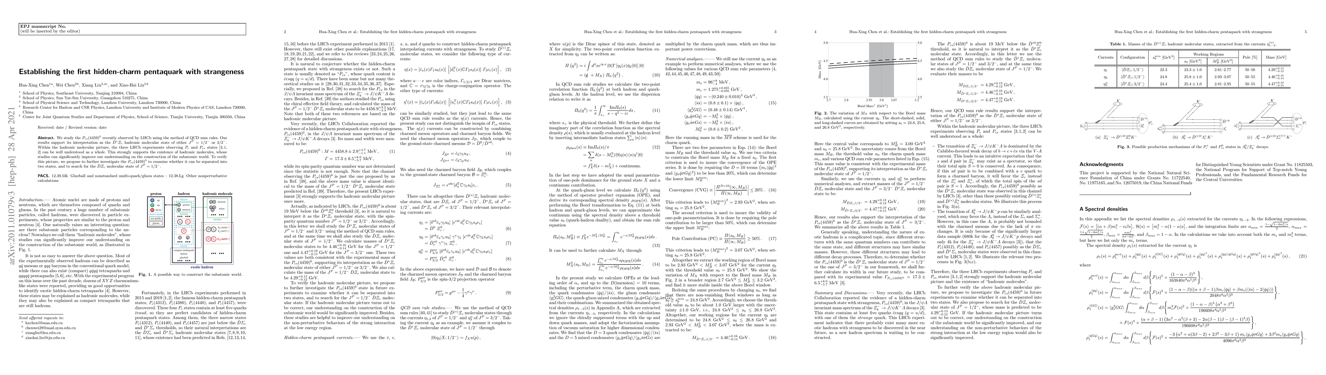 Thumbnail for Establishing the first hidden-charm pentaquark with strangeness