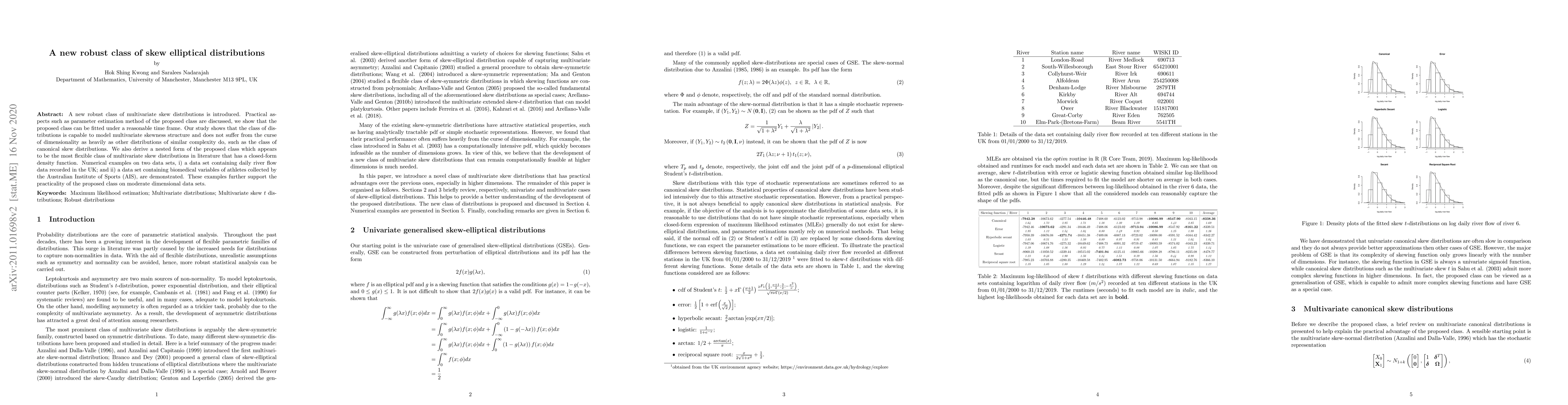 Thumbnail for A new robust class of skew elliptical distributions