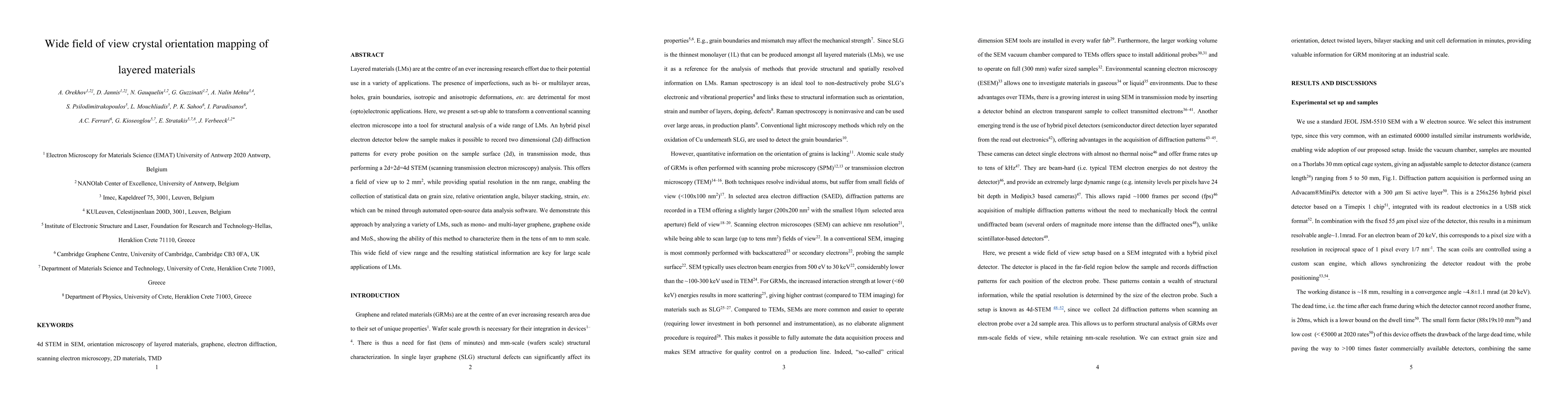 Thumbnail for Wide field of view crystal orientation mapping of layered materials