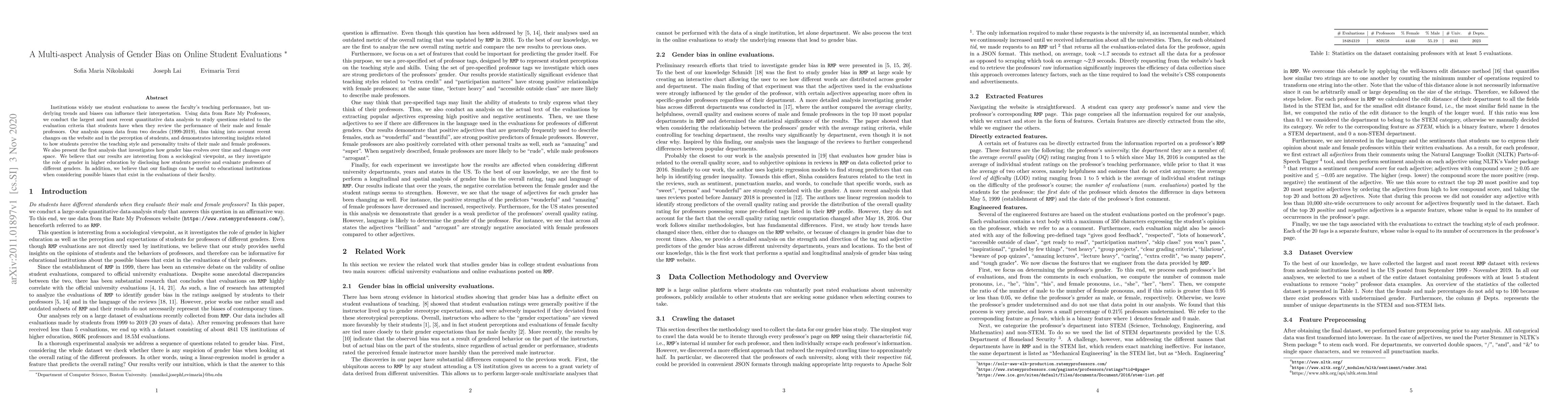 Thumbnail for A Multi-aspect Analysis of Gender Bias on Online Student Evaluations