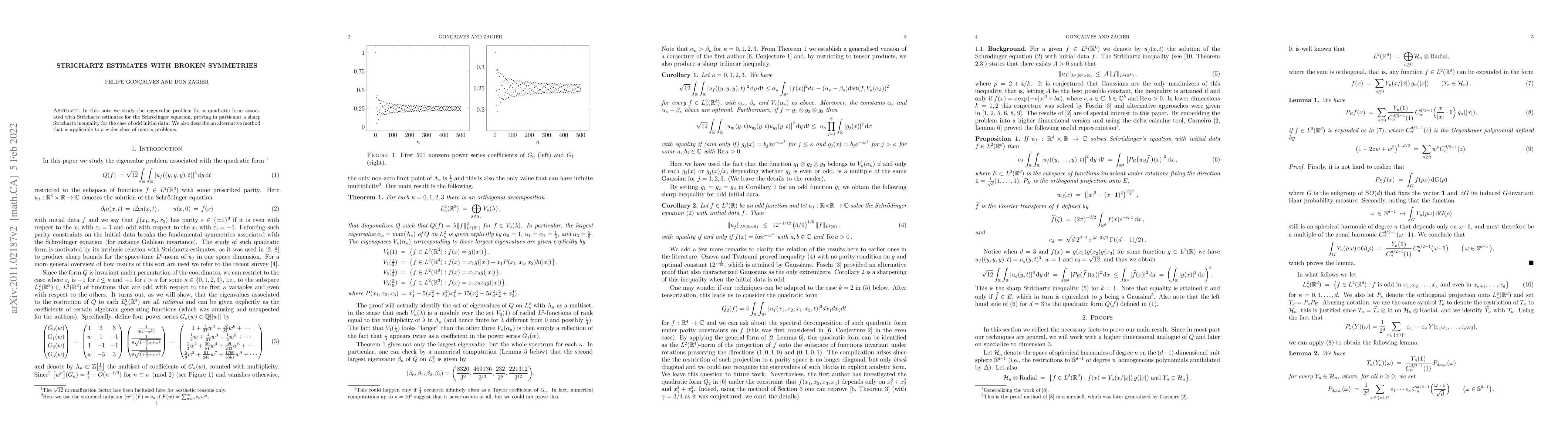 Thumbnail for Strichartz Estimates with Broken Symmetries