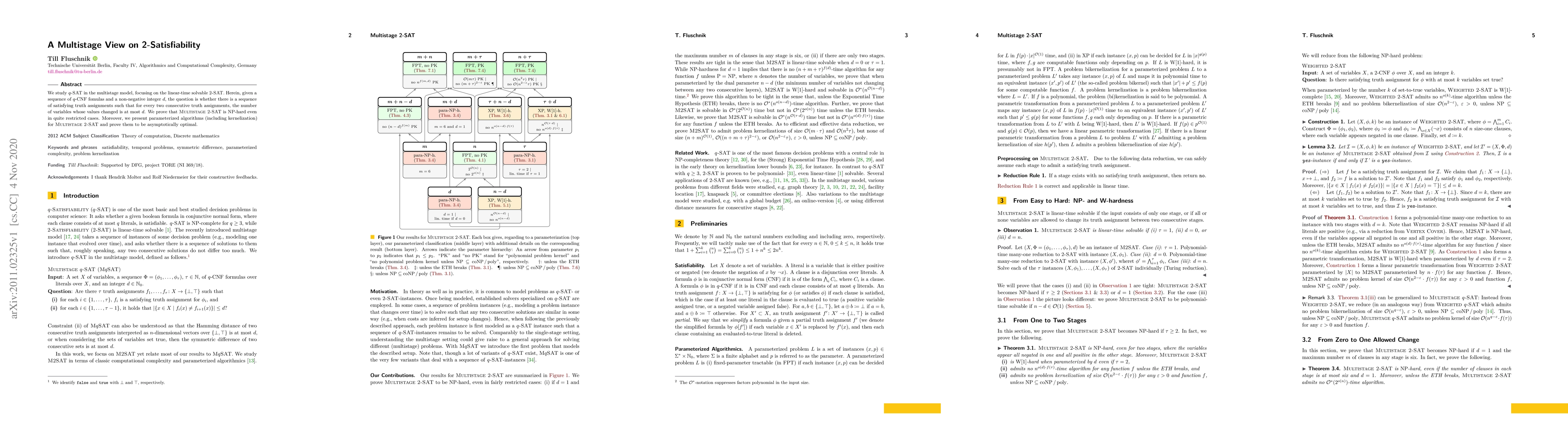 Thumbnail for A Multistage View on 2-Satisfiability