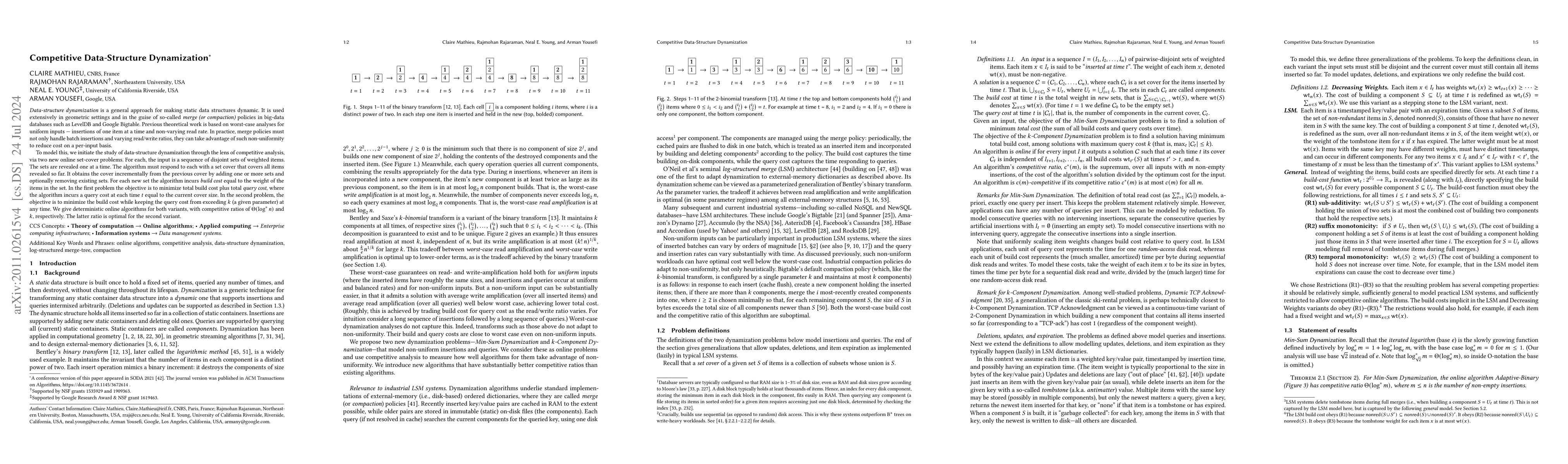 Thumbnail for Competitive Data-Structure Dynamization