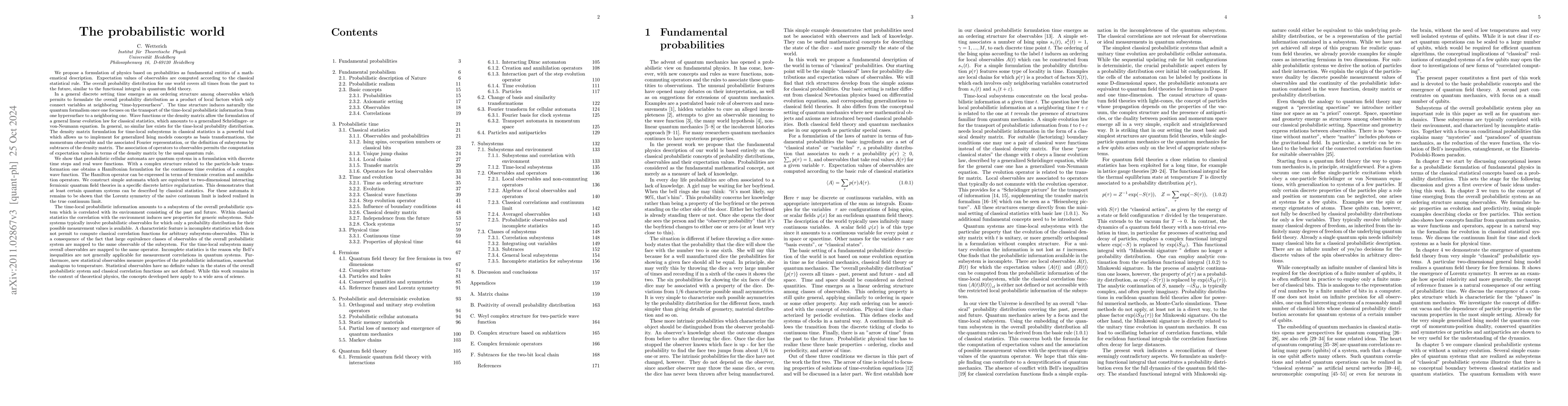 Thumbnail for The probabilistic world