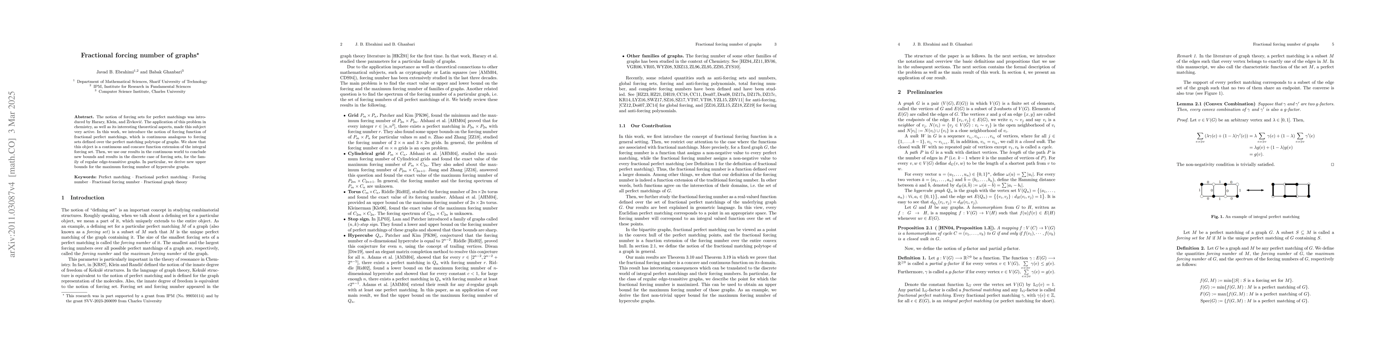 Thumbnail for Fractional forcing number of graphs