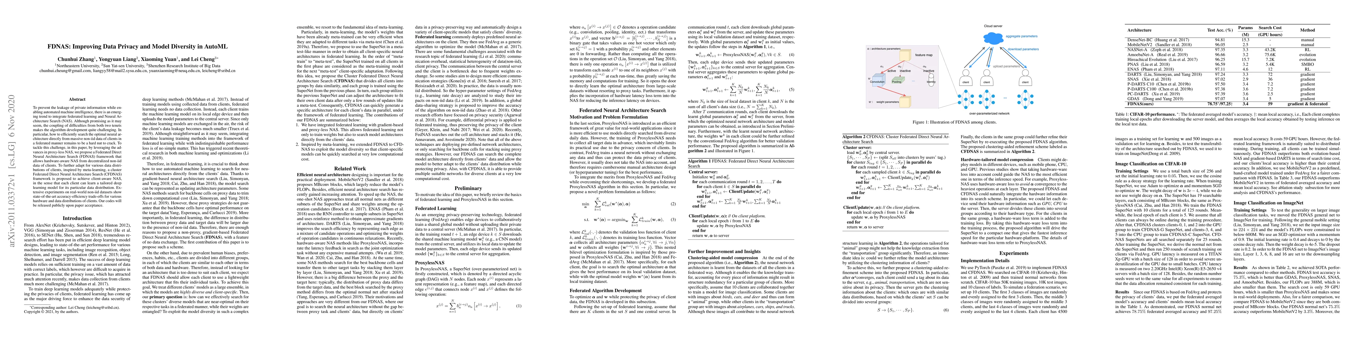Thumbnail for FDNAS: Improving Data Privacy and Model Diversity in AutoML