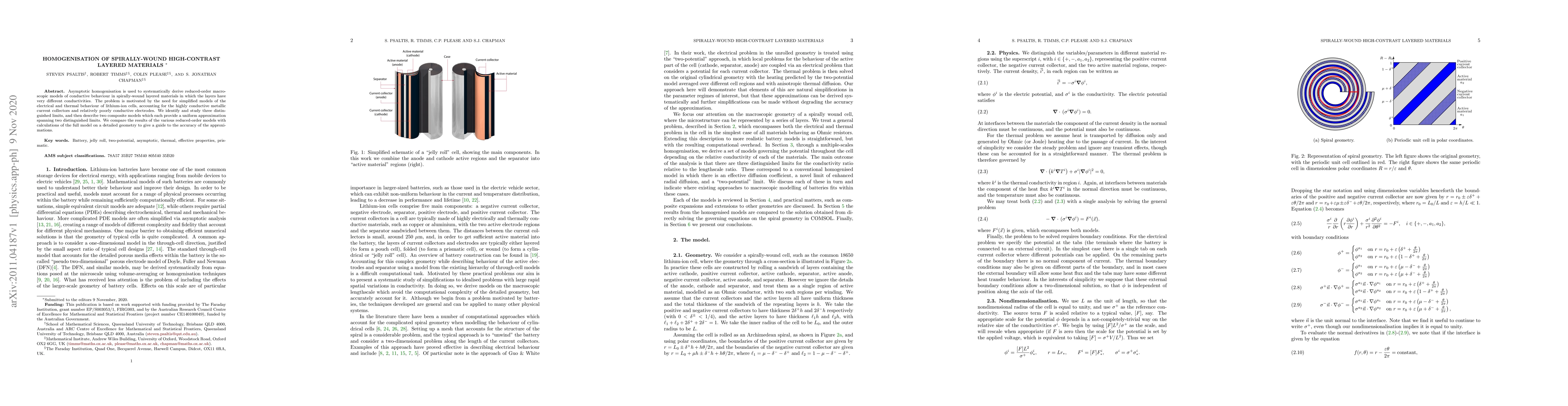 Thumbnail for Homogenisation of spirally-wound high-contrast layered materials