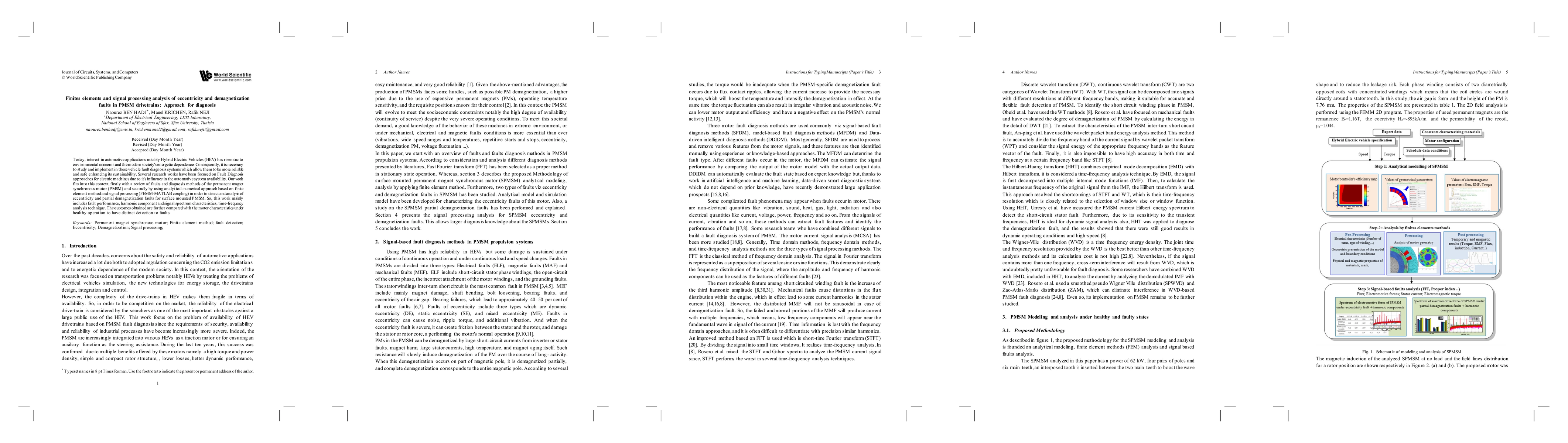 Thumbnail for Finites elements and signal processing analysis of eccentricity and
  demagnetization faults in PMSM drivetrains: Approach for diagnosis