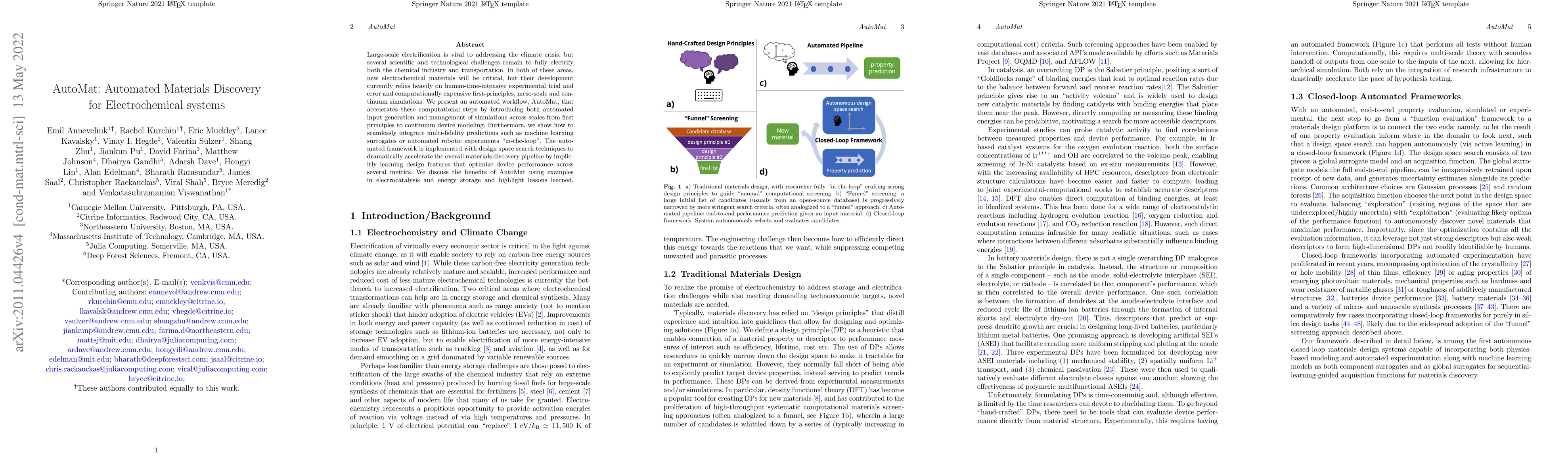 Thumbnail for AutoMat: Accelerated Computational Electrochemical systems Discovery