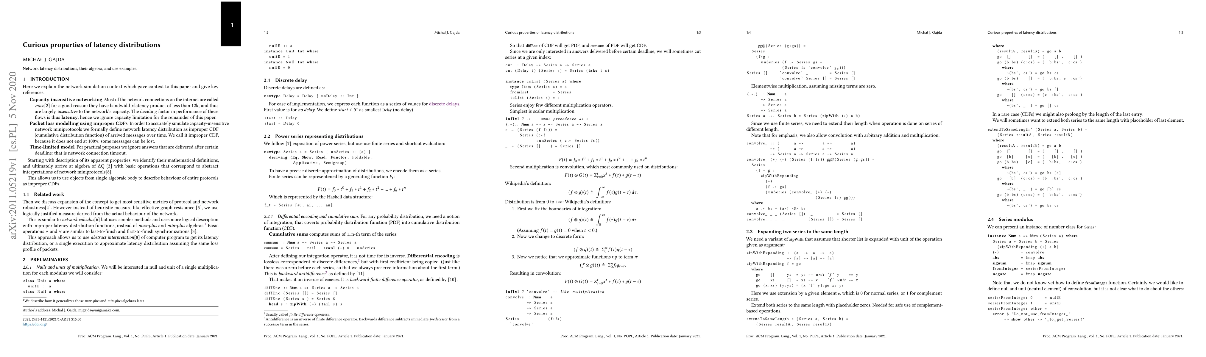 Thumbnail for Curious properties of latency distributions