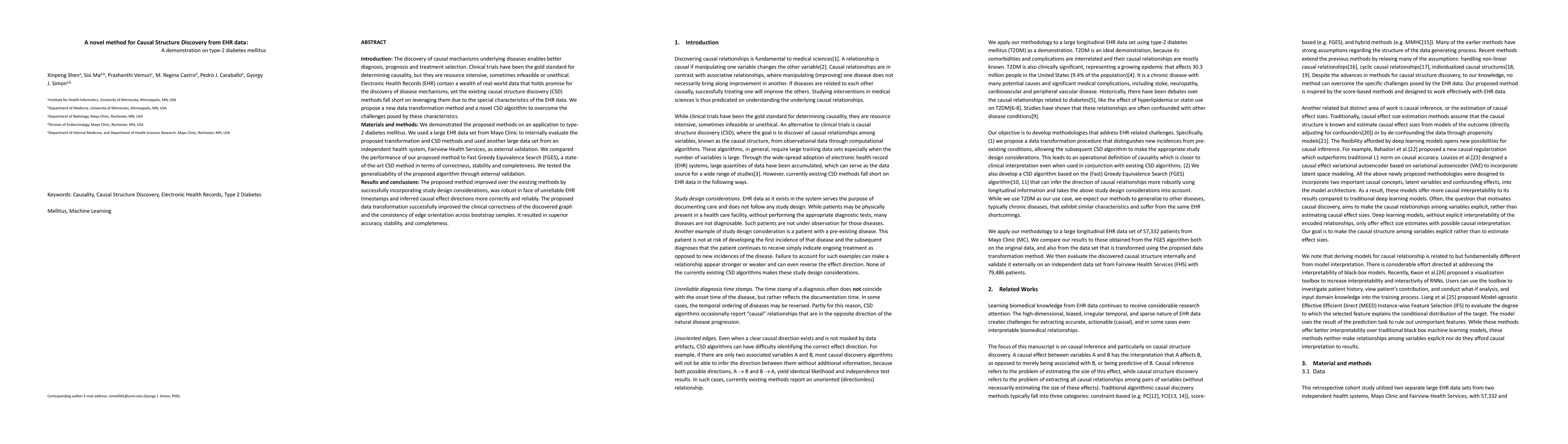 Thumbnail for A novel method for Causal Structure Discovery from EHR data, a
  demonstration on type-2 diabetes mellitus