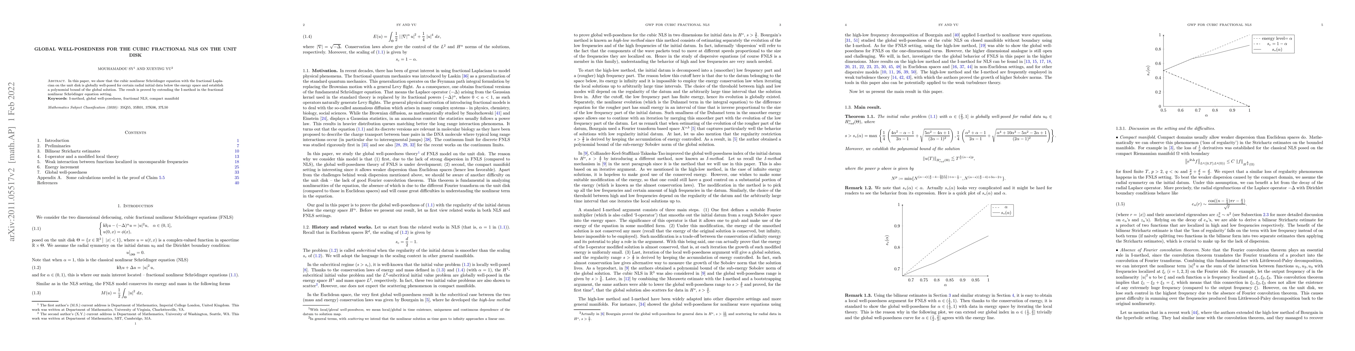 Thumbnail for Global well-posedness for the cubic fractional NLS on the unit disk
