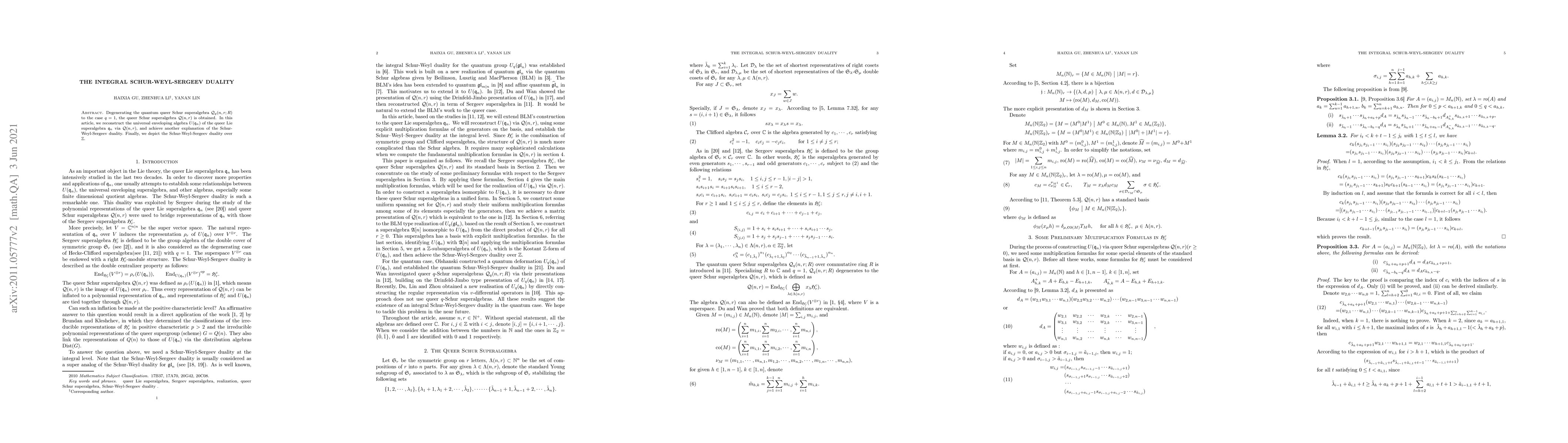 Thumbnail for The integral Schur-Weyl-Sergeev duality