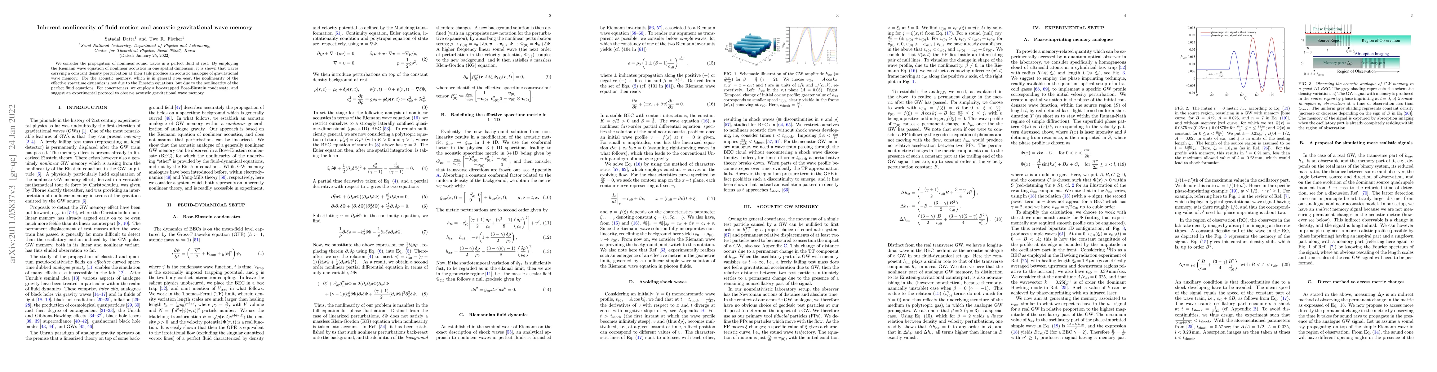 Thumbnail for Inherent nonlinearity of fluid motion and acoustic gravitational wave
  memory