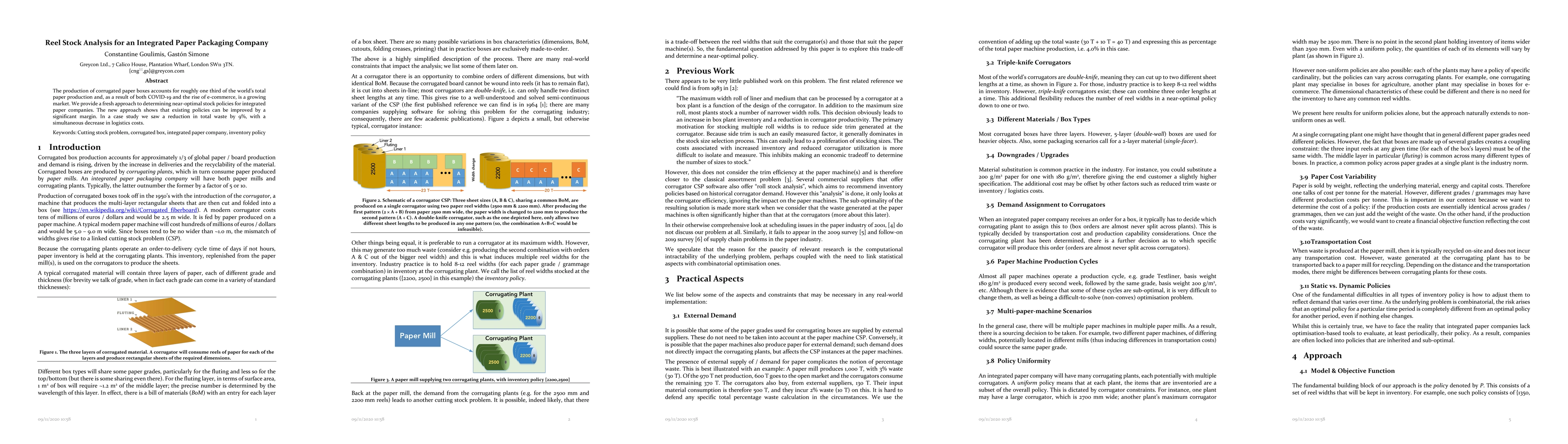 Thumbnail for Reel Stock Analysis for an Integrated Paper Packaging Company