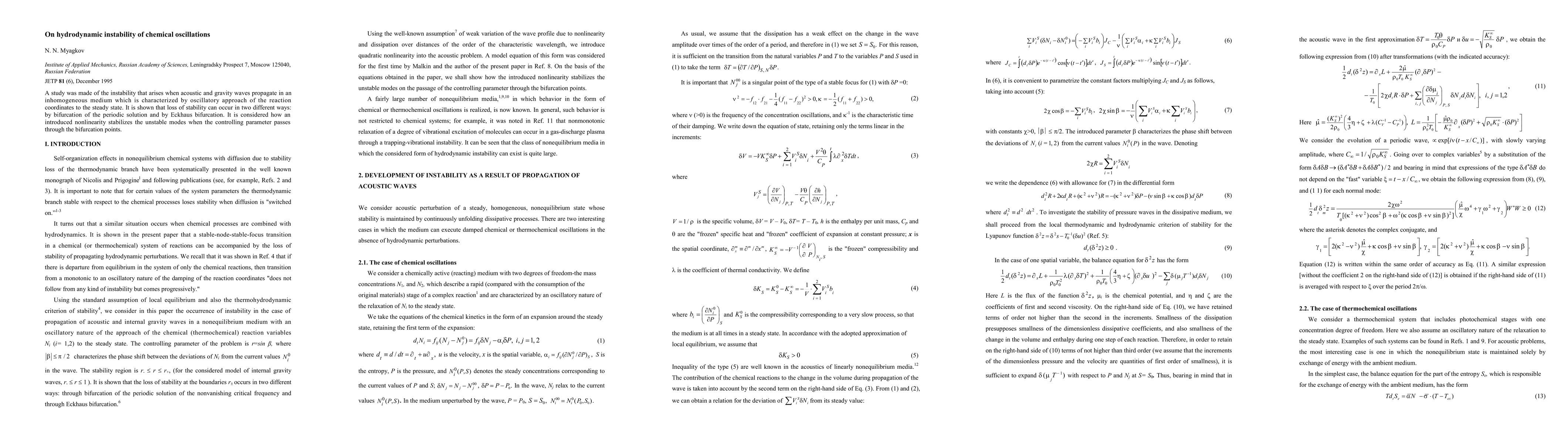 Thumbnail for On hydrodynamic instability of chemical oscillations