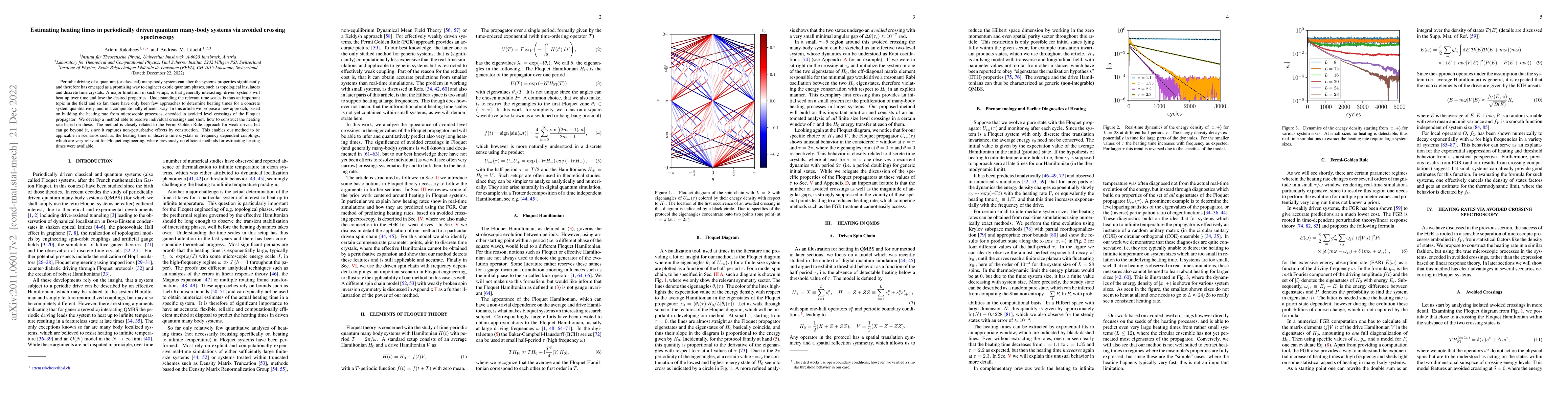Thumbnail for Estimating heating times in periodically driven quantum many-body
  systems via avoided crossing spectroscopy