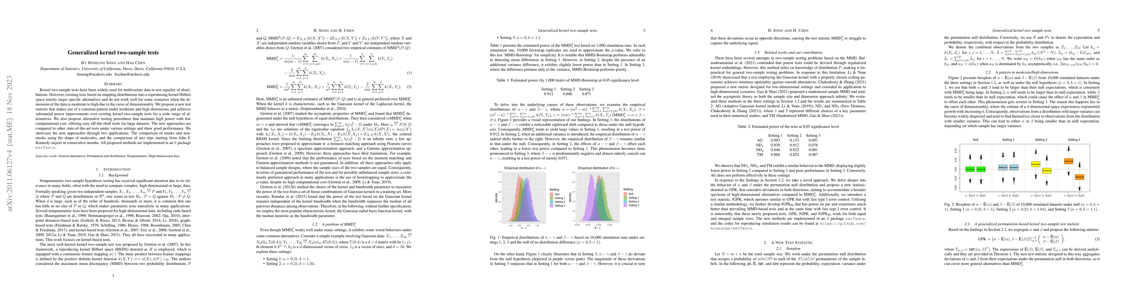 Thumbnail for Generalized Kernel Two-Sample Tests