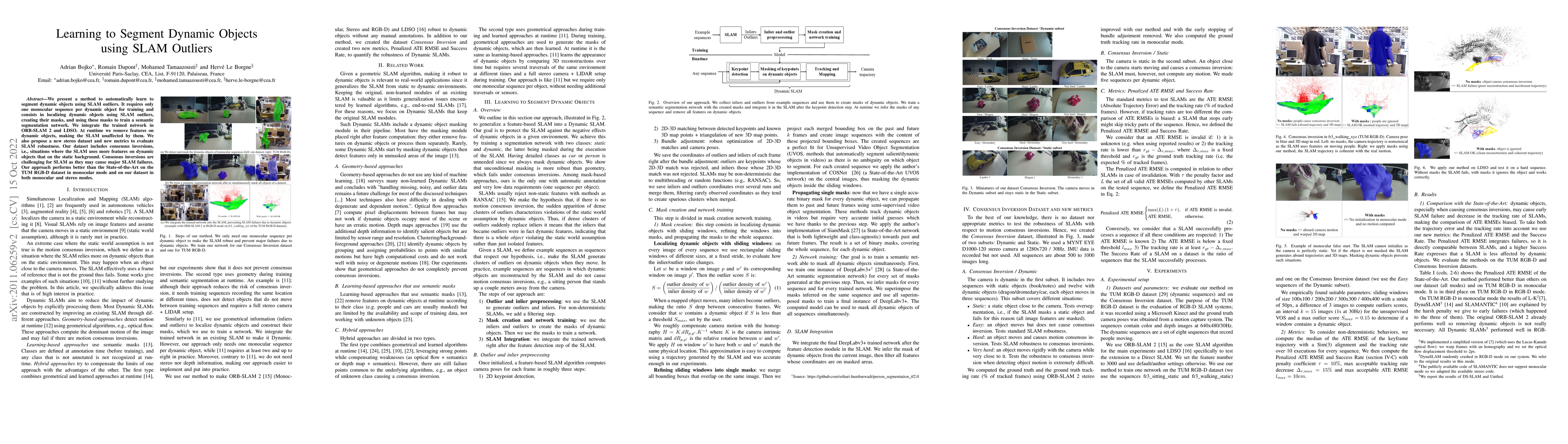 Thumbnail for Learning to Segment Dynamic Objects using SLAM Outliers