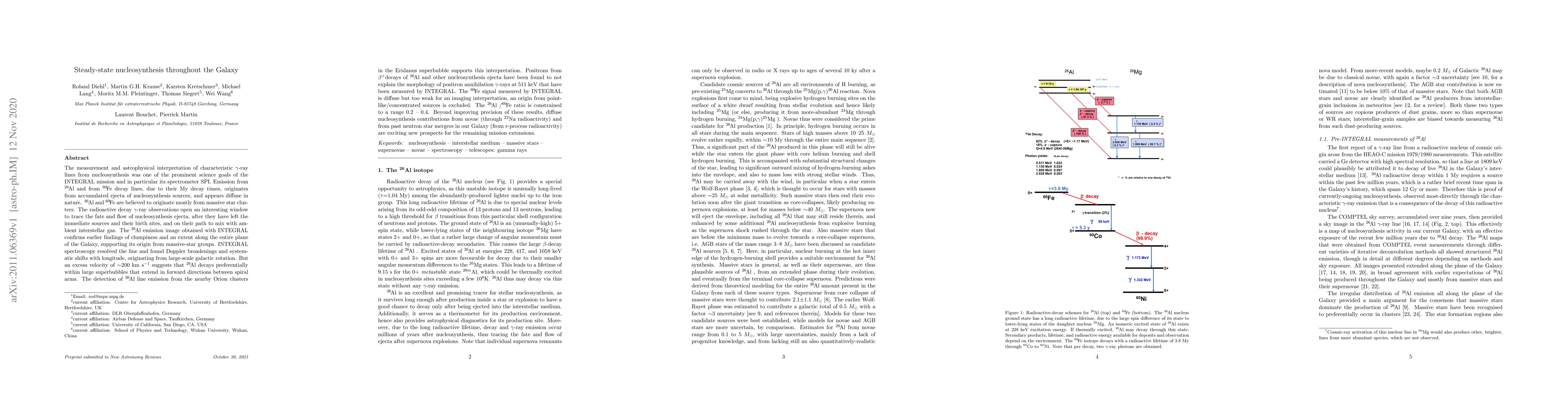 Thumbnail for Steady-state nucleosynthesis throughout the Galaxy