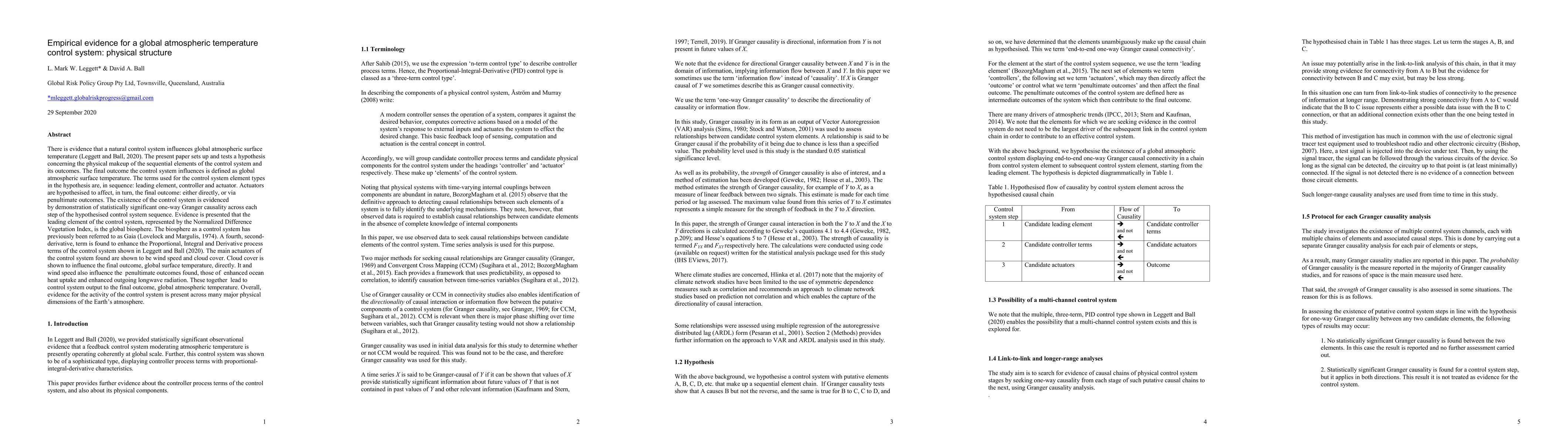 Thumbnail for Empirical evidence for a global atmospheric temperature control system:
  physical structure
