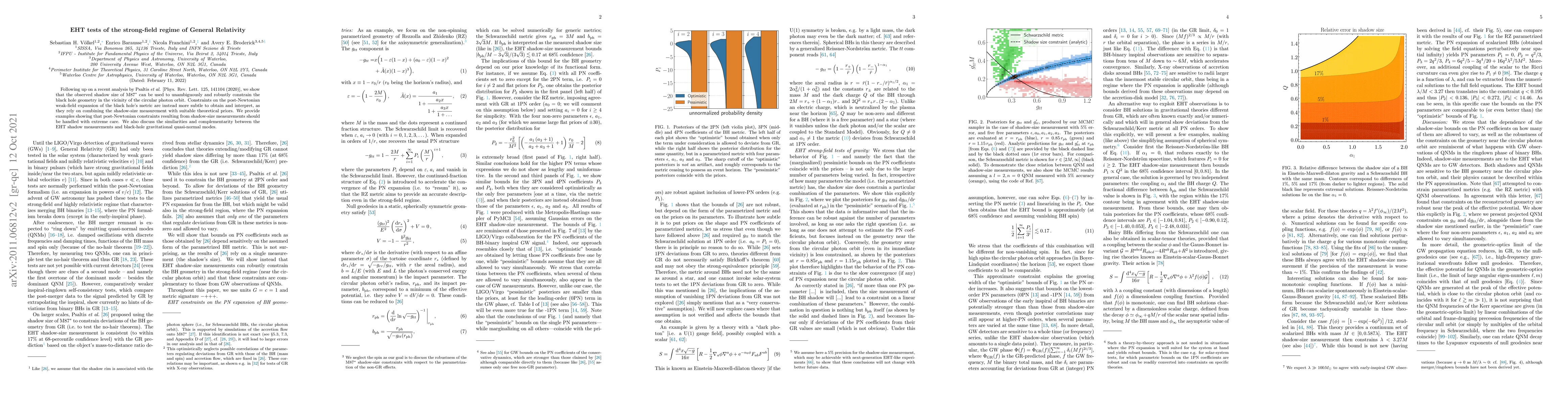 Thumbnail for EHT tests of the strong-field regime of General Relativity