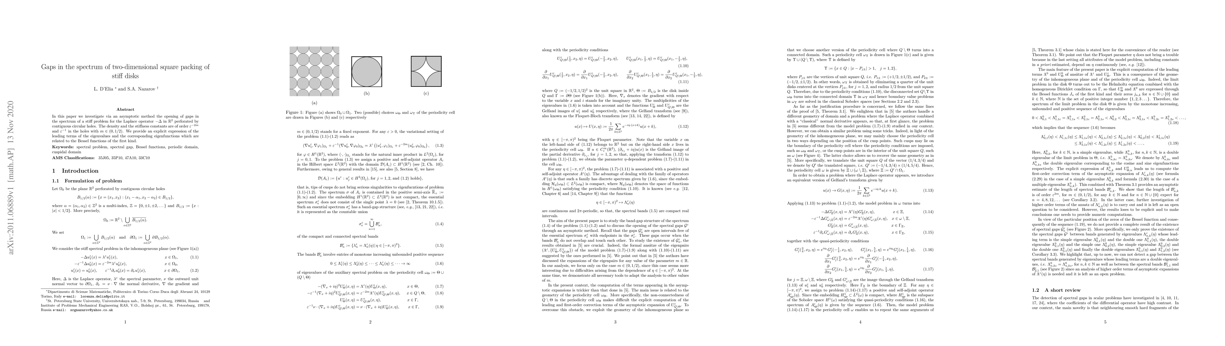 Thumbnail for Gaps in the spectrum of two-dimensional square packing of stiff disks
