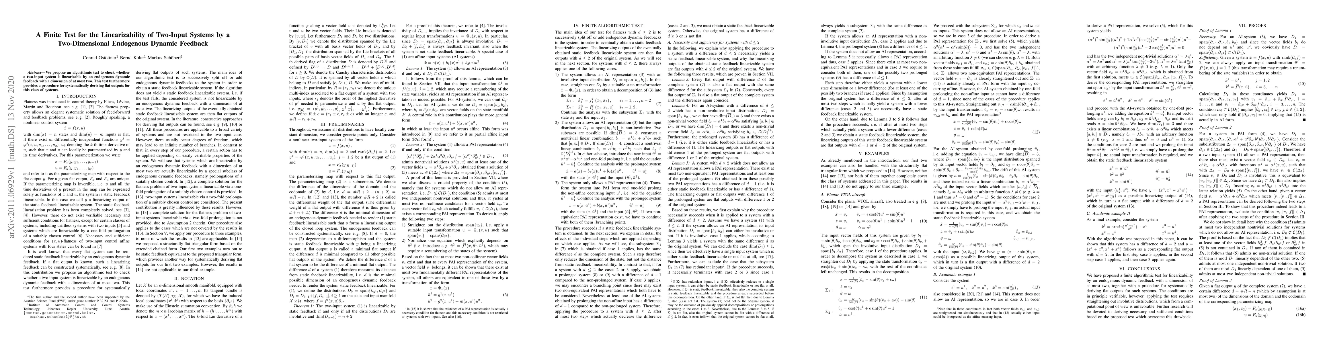 Thumbnail for A Finite Test for the Linearizability of Two-Input Systems by a
  Two-Dimensional Endogenous Dynamic Feedback