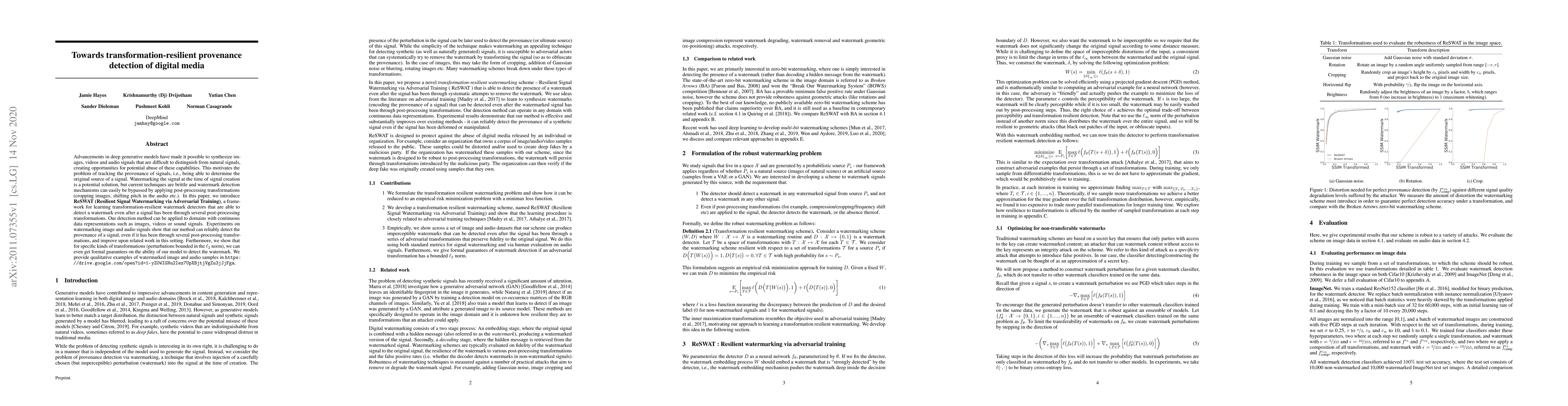 Thumbnail for Towards transformation-resilient provenance detection of digital media