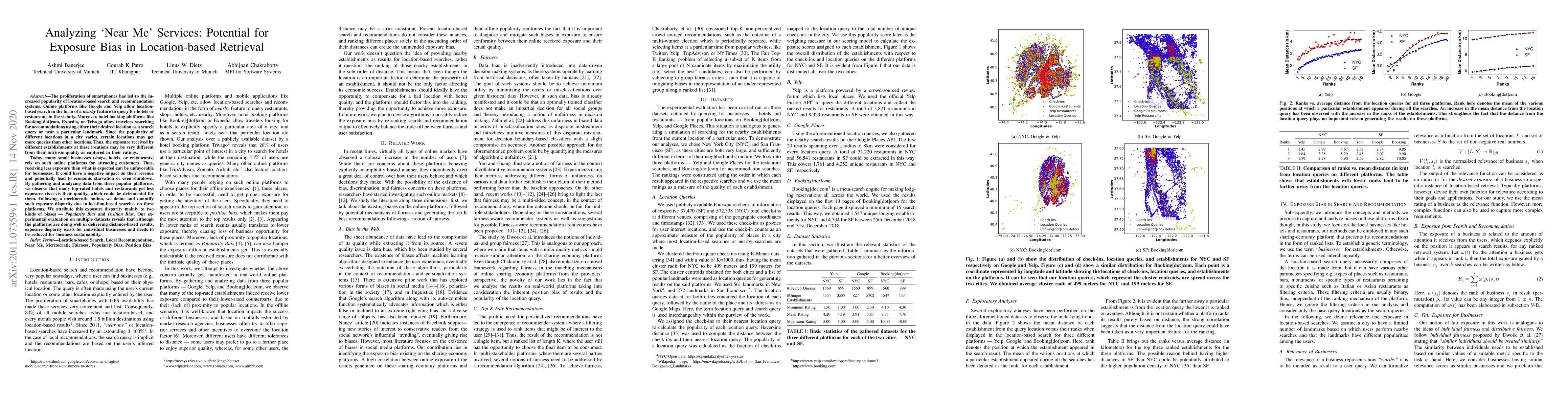 Thumbnail for Analyzing 'Near Me' Services: Potential for Exposure Bias in
  Location-based Retrieval