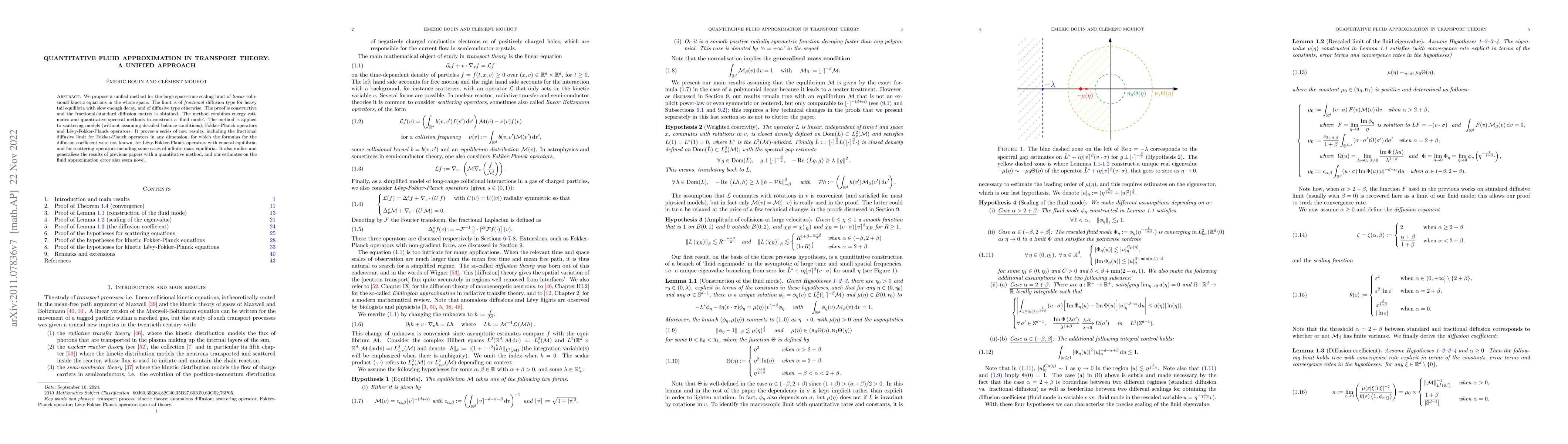 Thumbnail for Quantitative fluid approximation in transport theory: a unified approach