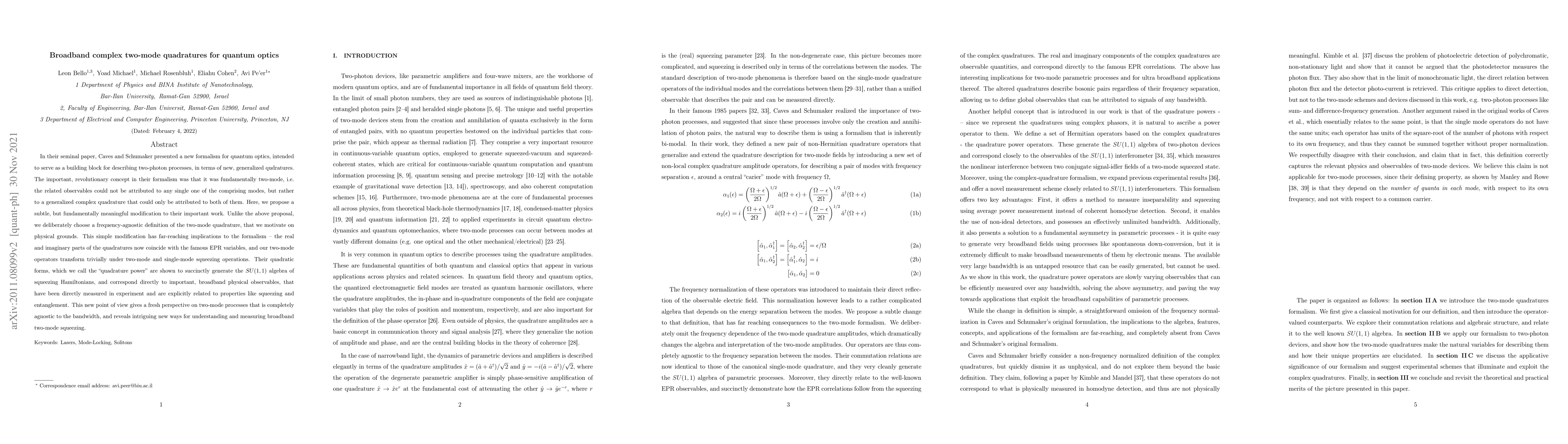 Thumbnail for Broadband complex two-mode quadratures for quantum optics
